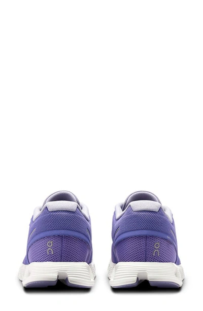 Shop On Cloud 5 Running Shoe In Blueberry/ Feather