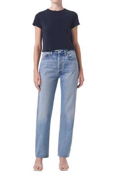 Shop Agolde '90s Pinch Waist High Waist Straight Leg Jeans In Infinite