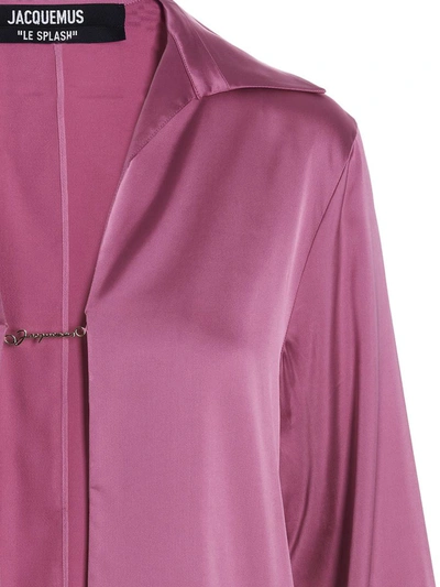 Shop Jacquemus 'notte' Shirt In Pink