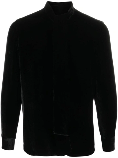 Shop Lardini Shirts Black