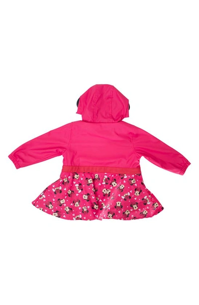 Shop Western Chief Kids' Minnie Mouse Love Water Resistant Raincoat In Pink
