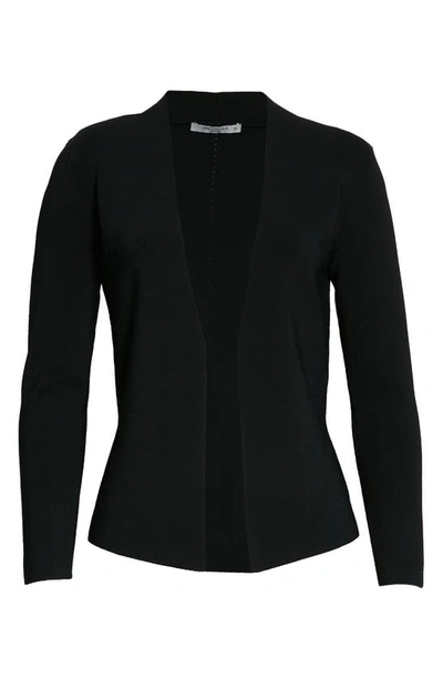 Shop M.m.lafleur The Woolf Knit Jacket Cardigan In Black