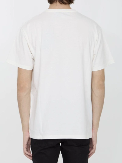 Shop Gucci Cotton Jersey T-shirt In White