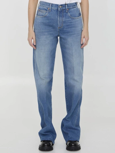 Shop Gucci Denim Jeans In Blue