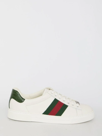 Gucci Off-white Ace Sneakers | ModeSens