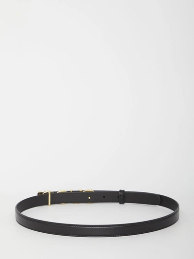 Shop Gucci Buckle Belt In Black