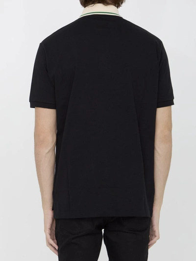 Shop Gucci Interlocking G Polo Shirt In Black