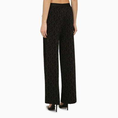 Shop Palm Angels Trousers With Logo In Black