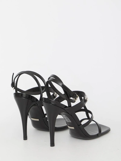 Shop Gucci Regent Sandals In Black