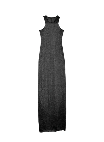 Shop Fleur Du Mal Lustre Knit Racer Dress In Black