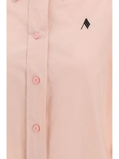Shop Attico Camicia Diana In Soft Pink