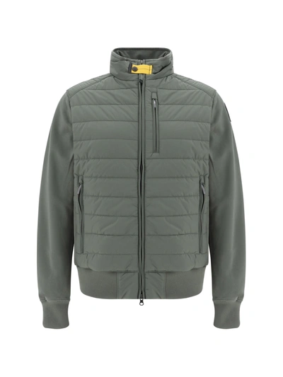 Shop Parajumpers Giacca Elliot In Thyme