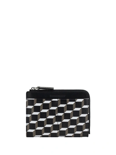 Shop Pierre Hardy Wallet In Black/white/black