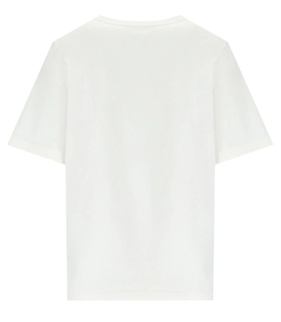 Shop Dsquared2 Easy Fit White T-shirt With Rhinestones