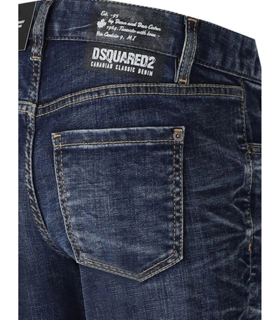 Shop Dsquared2 Medium Waist Flare Blue Jeans