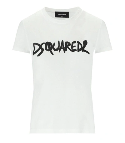 Shop Dsquared2 Mini Fit White T-shirt