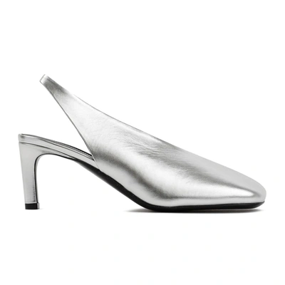 Shop Jil Sander Court Shoes In Grey