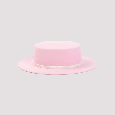 Shop Maison Michel Kiki Sequins Hat In Pink & Purple