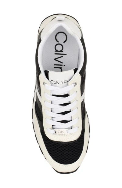 Shop Calvin Klein Carlla Sneaker In White/ Black