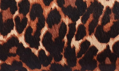Shop Hobo Small Sheila Genuine Calf Hair & Leather Satchel In Leopard