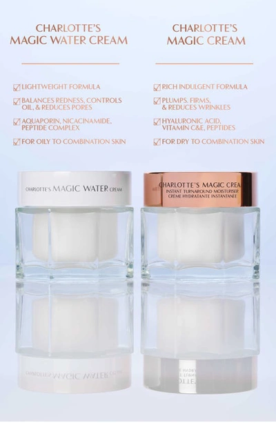 Charlotte Tilbury Mini Magic Water Cream Gel Moisturizer With Niacinimide 0.5 oz / 15 ml In Jar