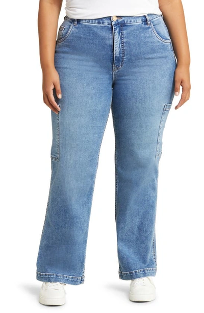 Shop Kut From The Kloth Jodi Fab Ab High Waist Wide Leg Jeans In Blithe