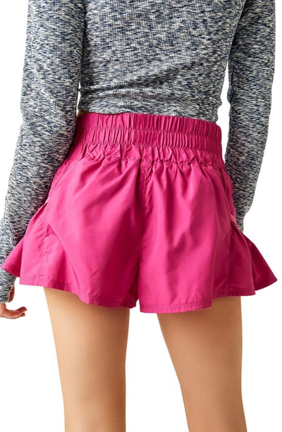 Shop Fp Movement Free People  Get Your Flirt On Shorts In Dragon Fruit