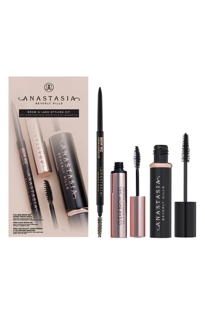 Shop Anastasia Beverly Hills Brow & Lash Styling Kit $51 Value In Soft Brown