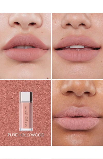 Shop Anastasia Beverly Hills Lip Velvet Liquid Lipstick In Pure Hollywood
