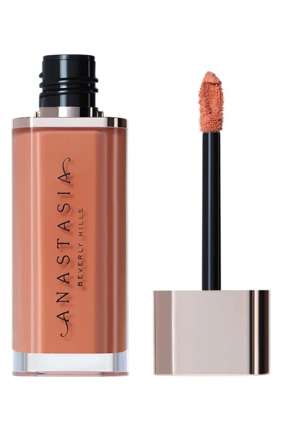 Shop Anastasia Beverly Hills Lip Velvet Liquid Lipstick In Peach Amber