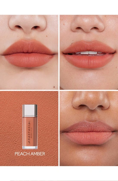 Anastasia Beverly Hills Lip Velvet Liquid Lipstick In Peach Amber