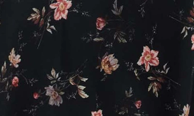 Shop Allsaints Bryony Floral Print Slipdress In Black