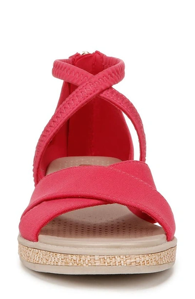 Shop Bzees Bali Wedge Sandal In Magenta