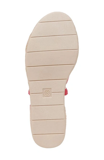 Bzees Bali Wedge Sandal In Magenta