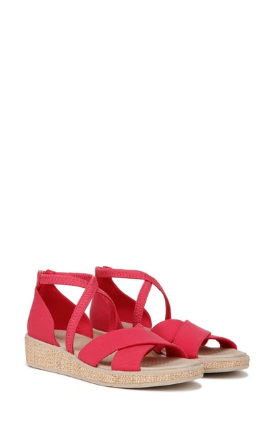 Shop Bzees Bali Wedge Sandal In Magenta