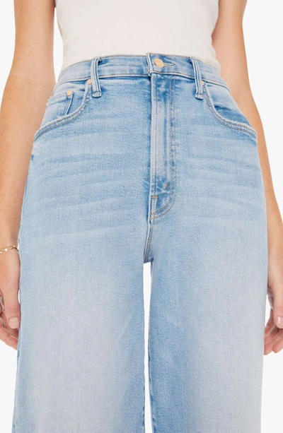 Shop Mother The Maven Sneak High Waist Wide Leg Jeans In Limited Edition