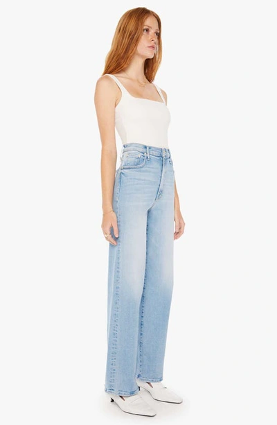 Shop Mother The Maven Sneak High Waist Wide Leg Jeans In Limited Edition