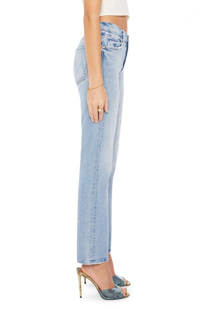 Mother The Smarty Pants Skimp High Waist Straight Leg Jeans In Dont Be A Square