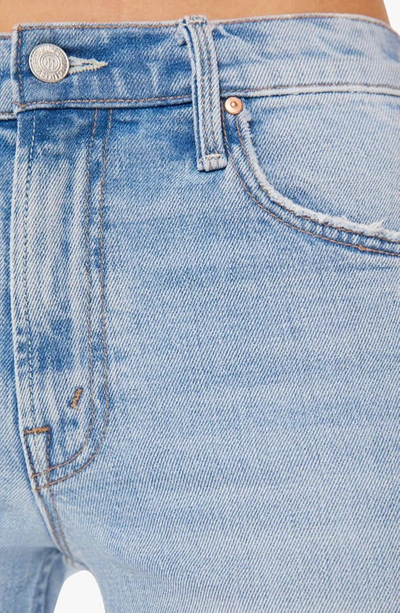 Mother The Smarty Pants Skimp High Waist Straight Leg Jeans In Dont Be A Square