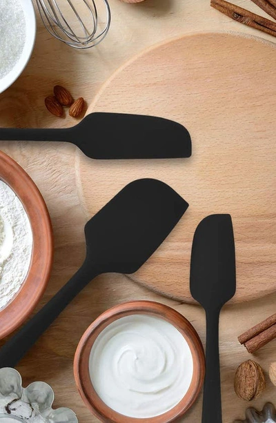 Kaluns 4-piece Spatula Set In Black