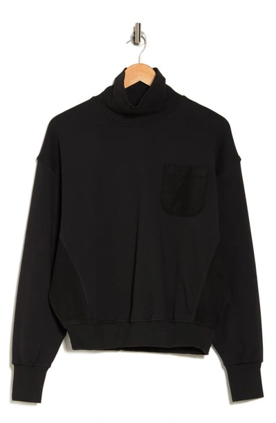 Shop Reebok Cotton Sweatshirt In Black