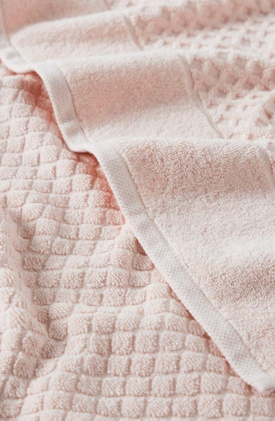 Shop Woven & Weft Diamond Texture Towel 6-piece Set In Pink