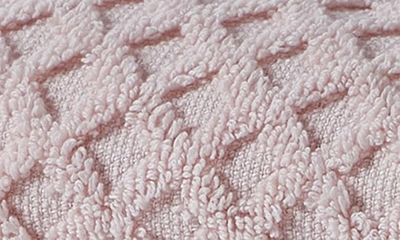 Shop Woven & Weft Diamond Texture Towel 6-piece Set In Pink