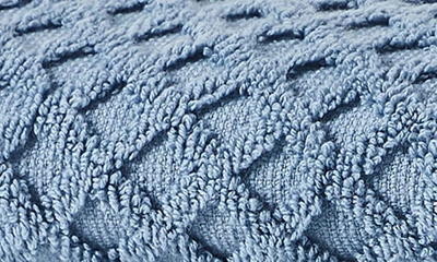 Woven & Weft Diamond Textured 6-pack Cotton Towels In Blue