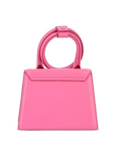 Shop Jacquemus "le Chiquito Noeud" Handbag In Pink