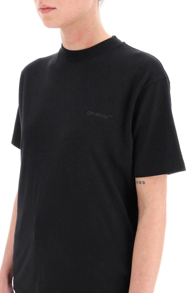 Shop Off-white 'diag' Print T-shirt In Black