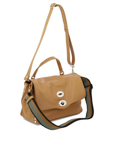 Shop Zanellato "postina Daily Giorno S" Handbag In Brown