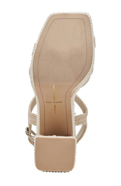Dolce Vita Anira Pearl Platform Heel In Ivory In Ivory Pearls
