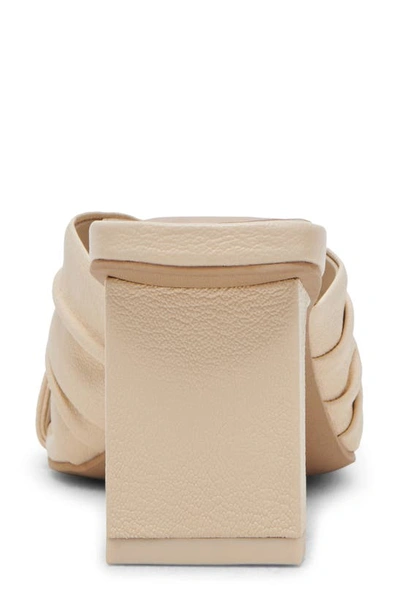 Shop Dolce Vita Carlan Slide Sandal In Bone Crackled Leather