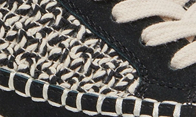 Shop Dolce Vita Nicona Sneaker In Ivory/ Black Knit